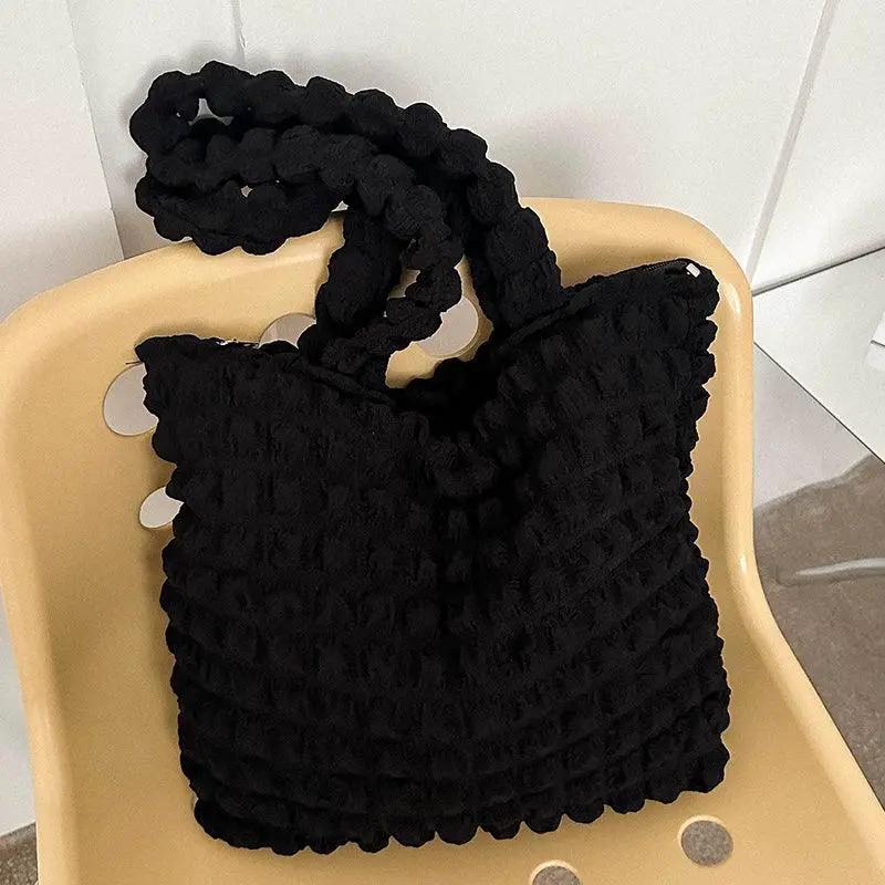 Cloud Puff Shoulder Bag Ruched Cloud Purse For Women
