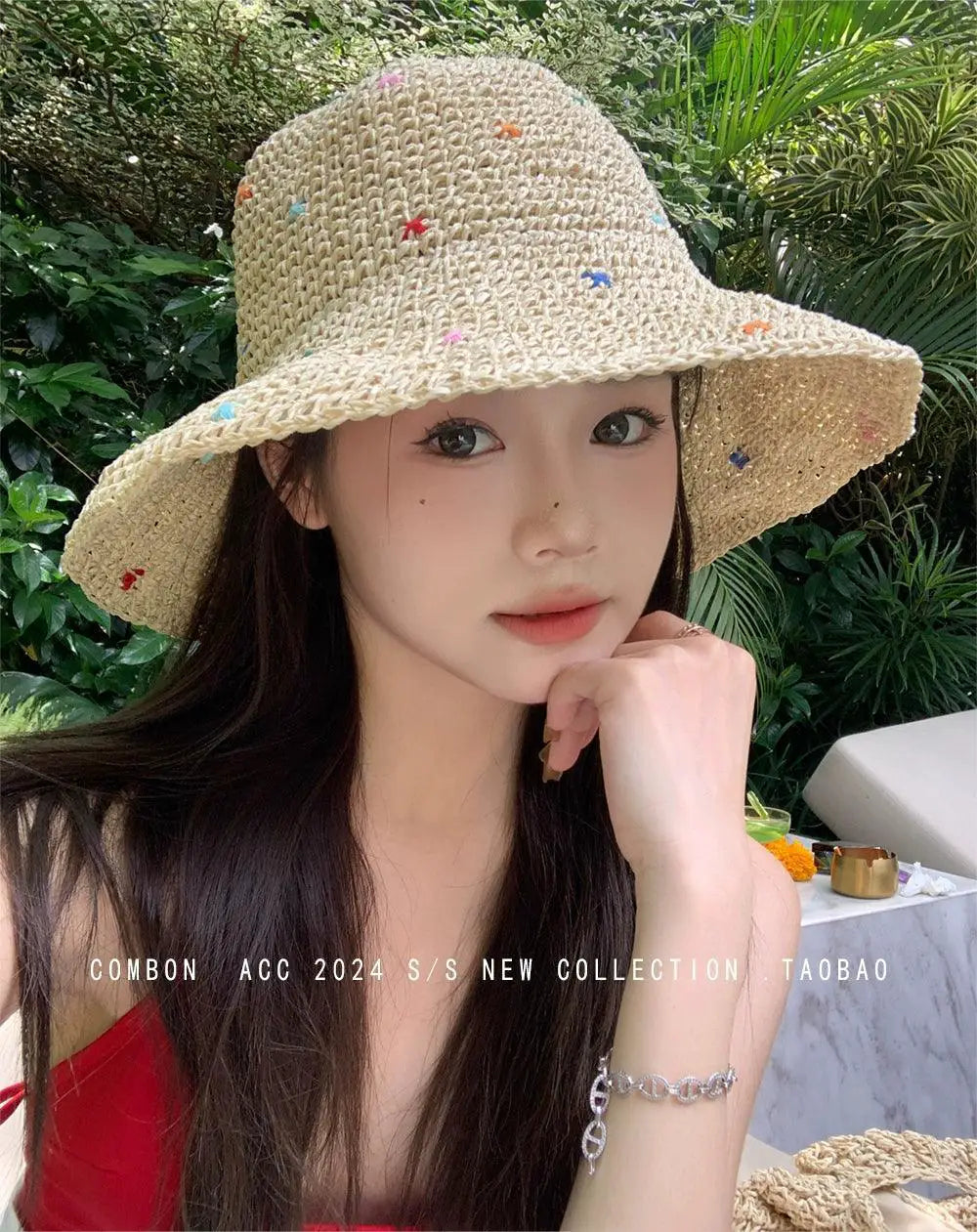 Sun Hat Niche Style Color Women Summer Outdoor Straw Hat