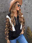 Special Offer Big Sale Fashion Leopard Print Sweatshirt