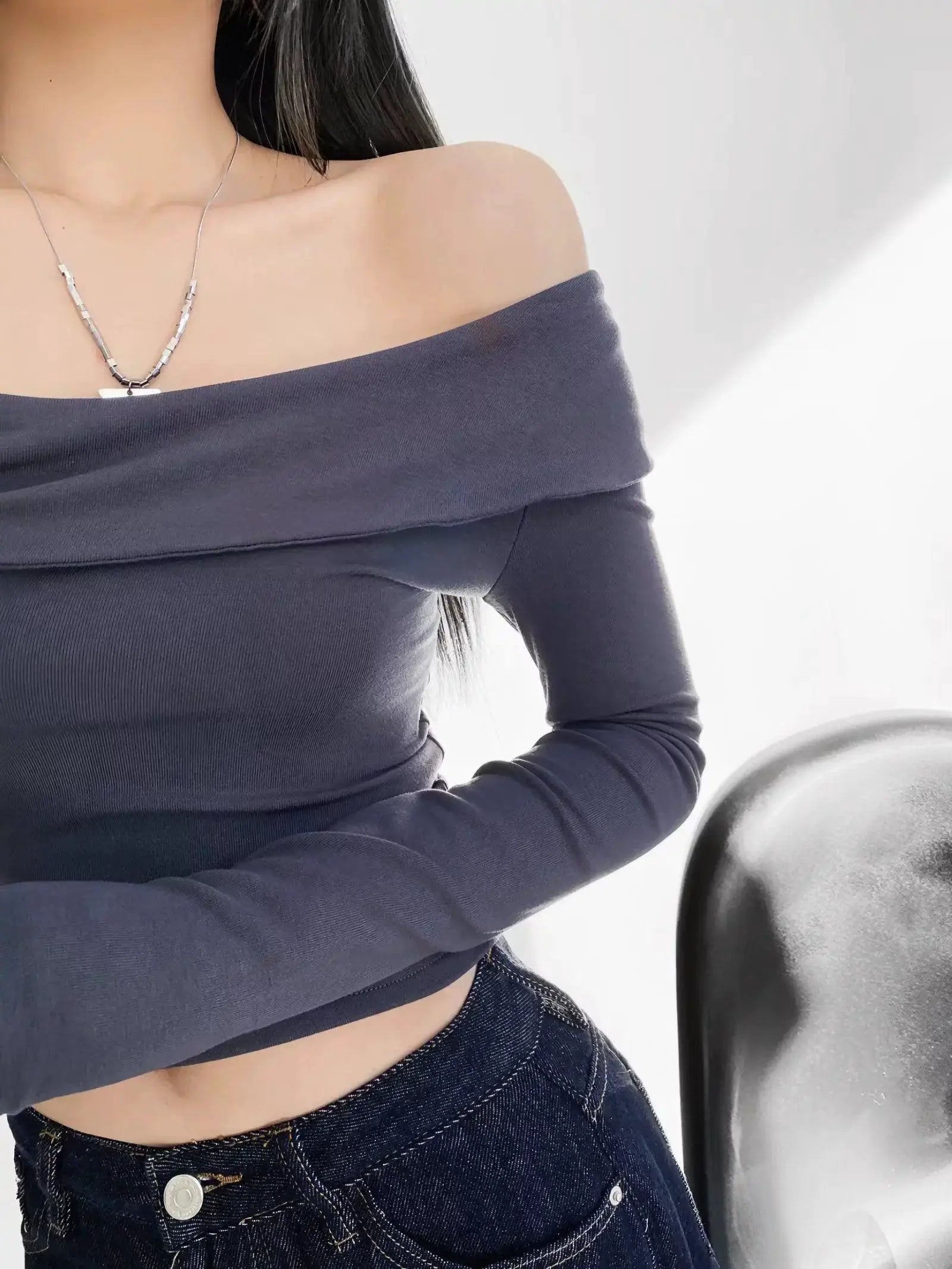 ZR Fashion Strapless T Shirt Streetwear For Spring