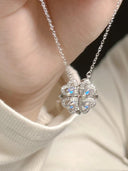 Clover 999 Sterling Silver Necklace for Women Best Selling Gift