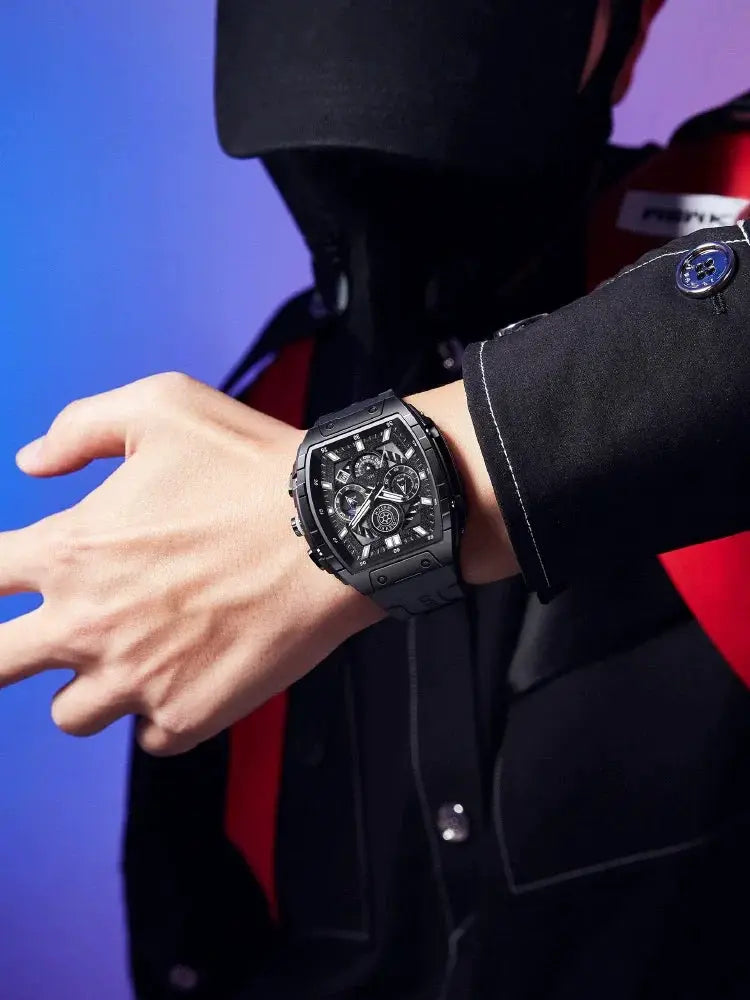 Colevkie Barrel Shaped Men's Mechanical Watch 2024