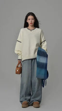 Cozy Women's Knit Sweater for Layering