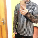Breathable Mesh Cut Out Top for Women