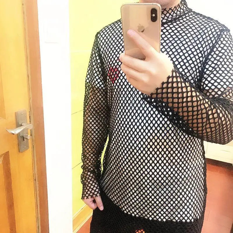 Mesh Cut Out Top Trendy Breathable Fashion Piece For You
