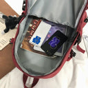 Campus Chic Waterproof Schoolbag Stylish Storage Solution