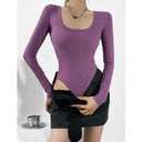 All-Day Comfort U-Neck Top for Office