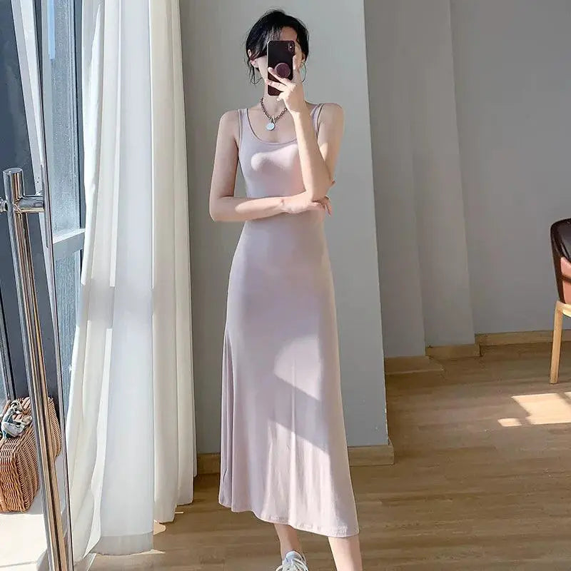 French Style Chic Dress Vest Summer Fashion Essential