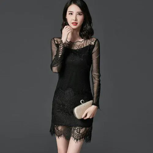 Spring Lace Slim Fit Shirt For Modern Women Style Essentials