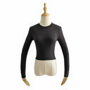 Solid Threaded Long Sleeve Tee for Youth Stylish Fashion