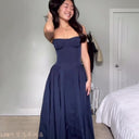 Sexy Tight Slim Wrap Hip Dress French Retro Long Dress