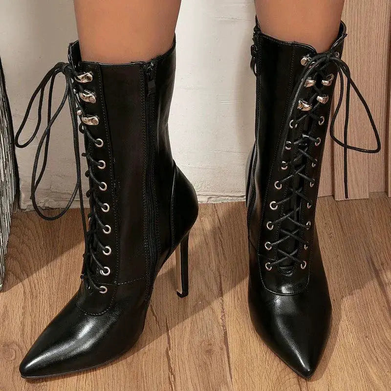 Knight Boots Women High Heels Winter Boots Elevate Style