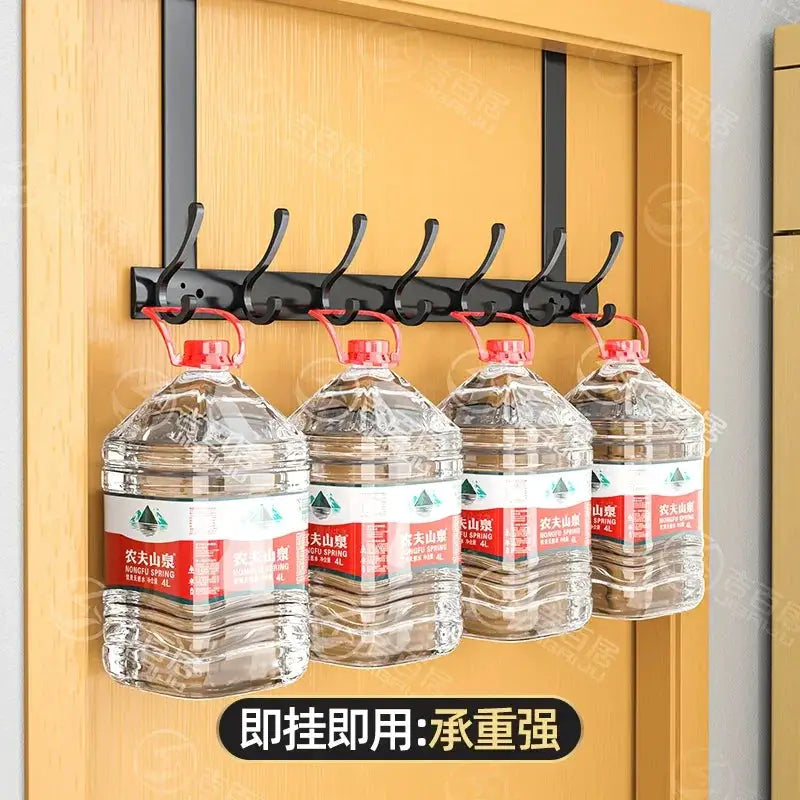 No Punch Hanger Wall Hanging Door Rear Hook Storage Rack