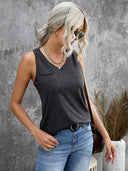 Vest Loose All-Matching Sleeveless Pullover Pocket Decoration