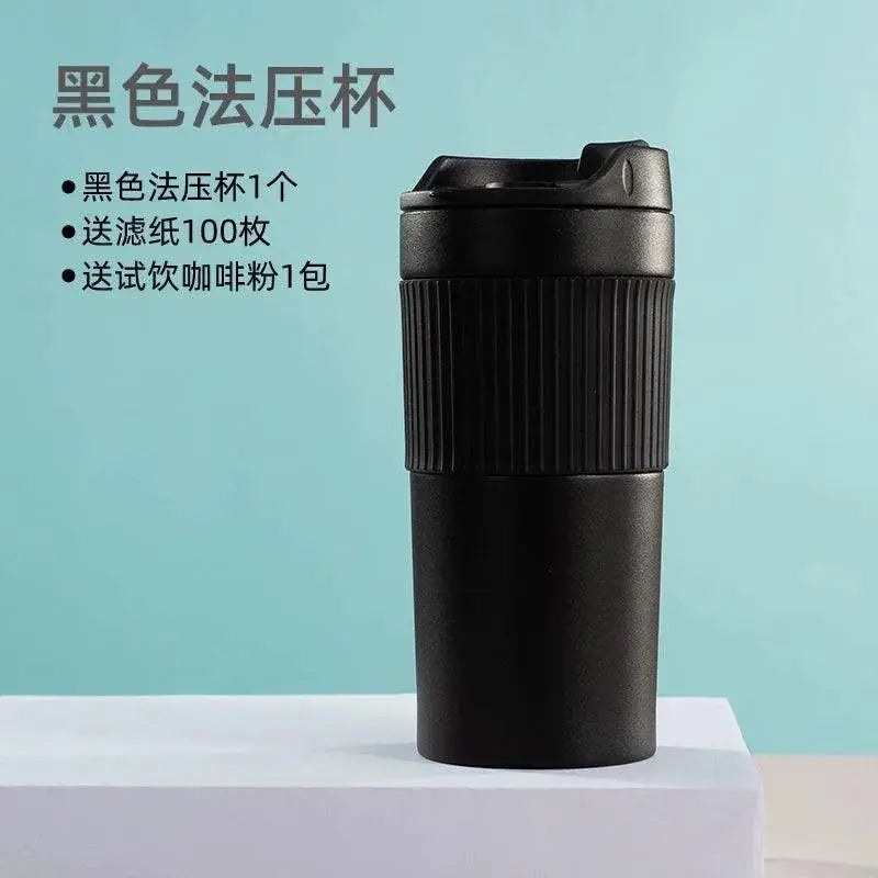 Portable Stainless Steel French Press Outdoor Coffee Pot