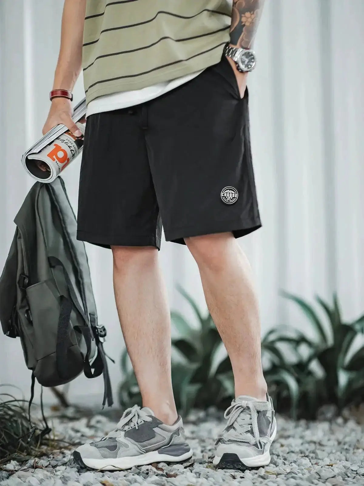 Madeng Mountain Adventure Outdoor Pants Ruched Texture Style