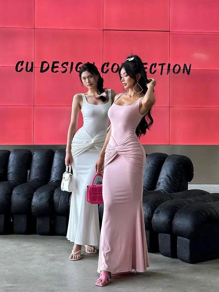 Elegant Cotton Summer Dress For Confident Breezy Style