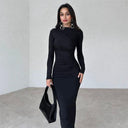 Chic Slim Fit Sheath Dress for Sophisticated Style
