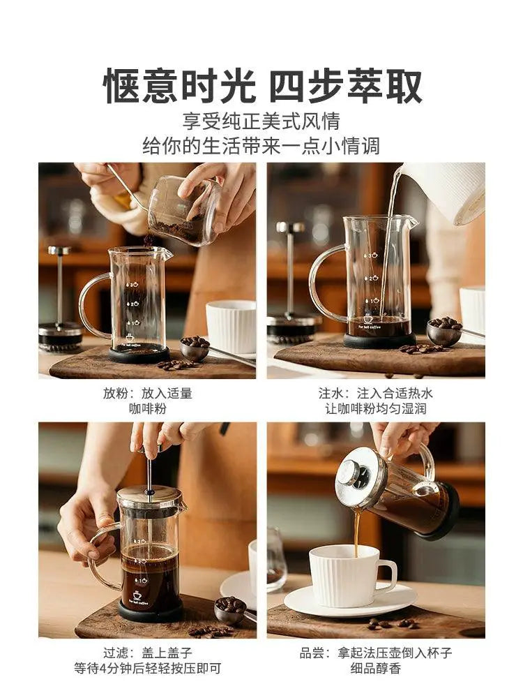 Modern Housewife Hand Made French Press Coffee Maker