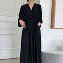 Flattering Pleated Maxi Dress for Women