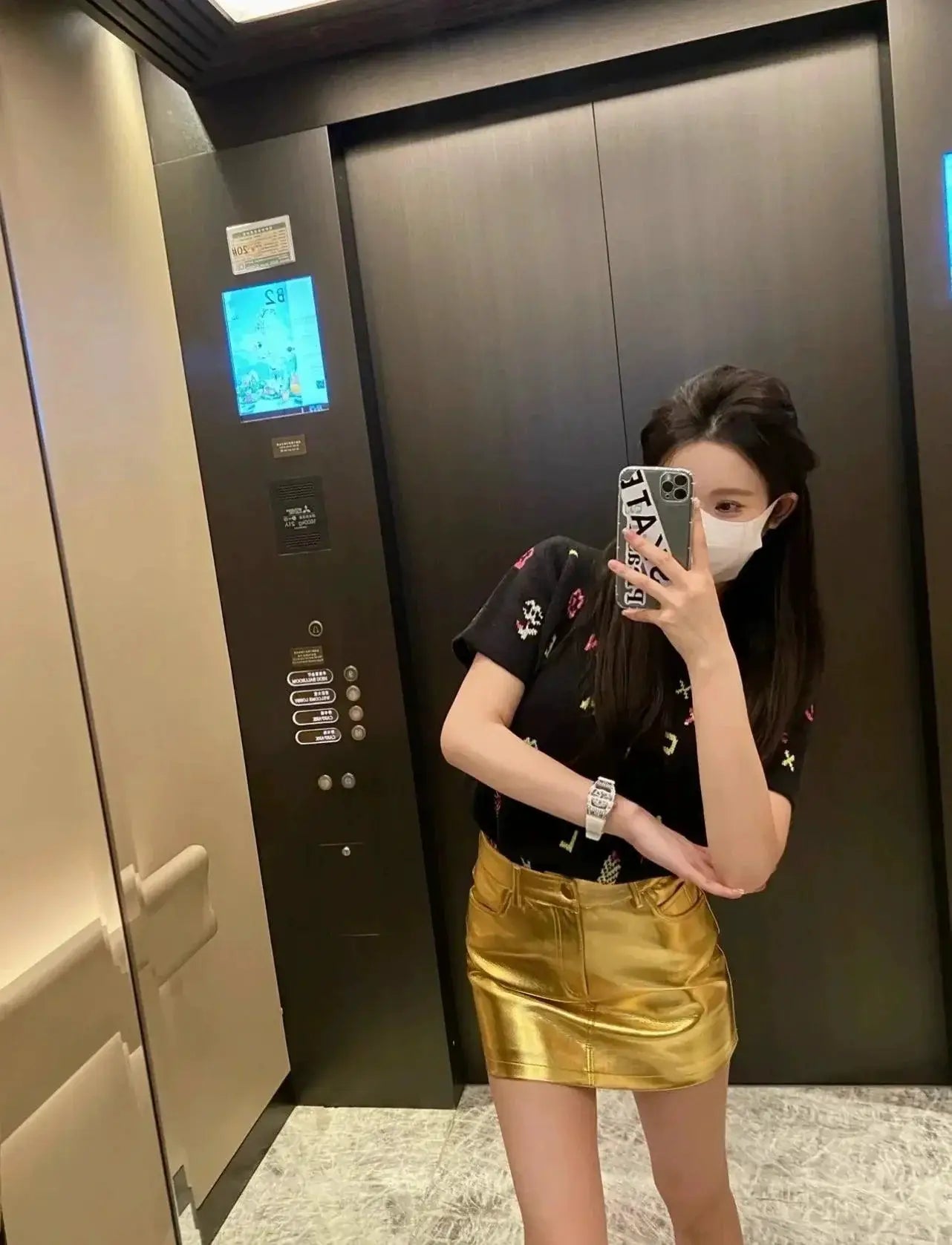 Elegant PU Leather High Waist Sheath Midi Skirt Modern Chic