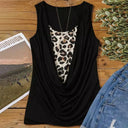 Leopard Sleeveless Top for Women Comfort