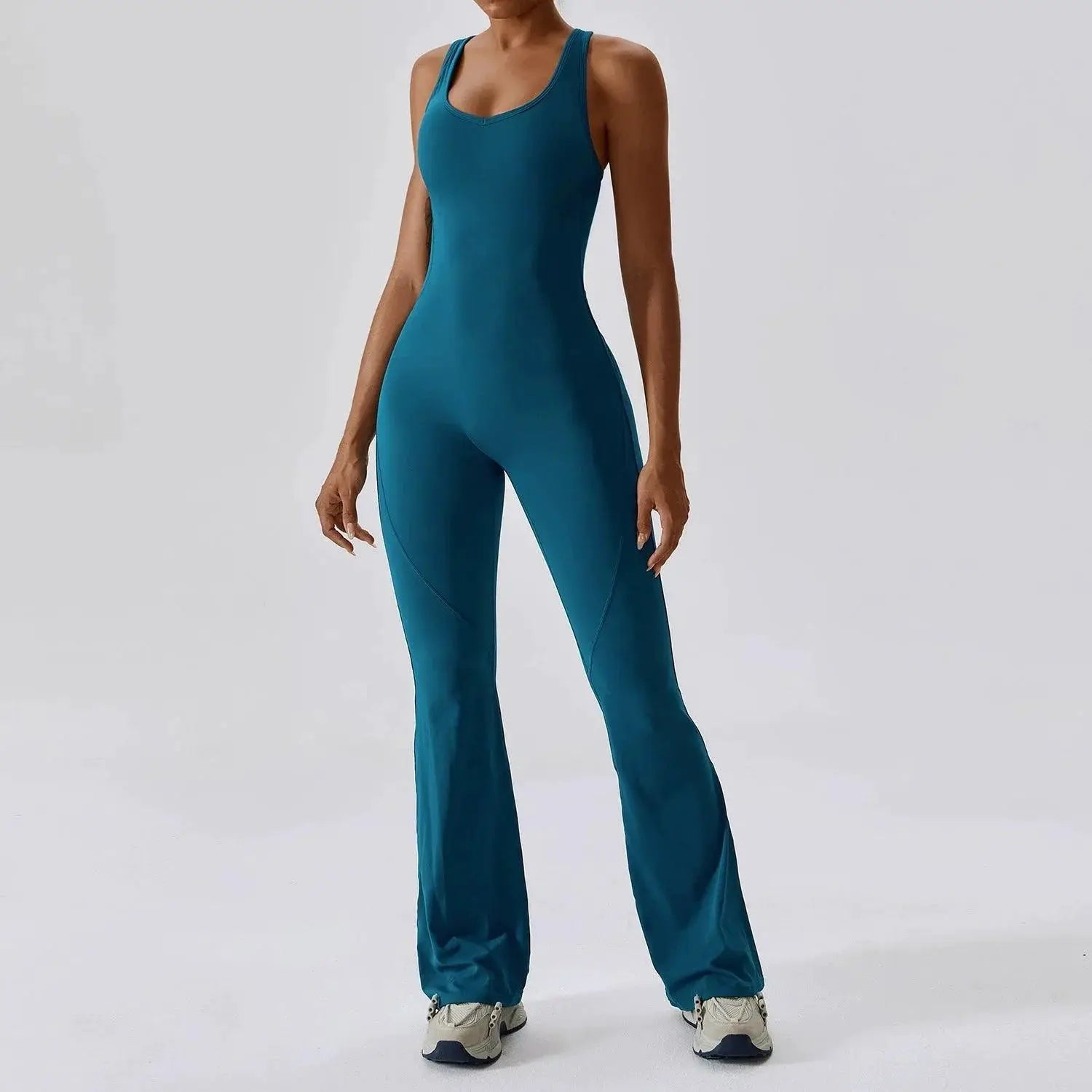 Open Back Yoga Jumpsuit With Ultimate Fusion Design