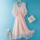 Breathable Silk Dress for Women Summer