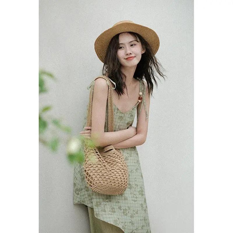 Retro Double Layer Dress Vintage Style Modern Chic
