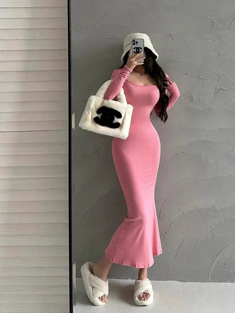 Desire Style Fishtail Dress For Plus Size Women Chic Fashion