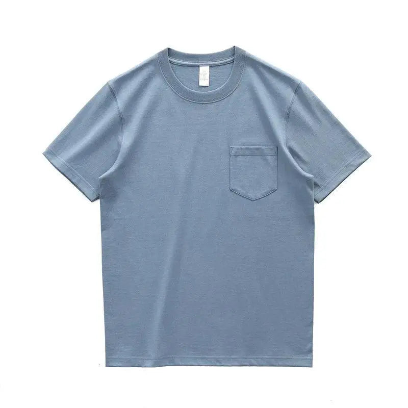 Workwear White Pocket Tee Durable Cotton — product view 18