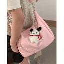 Fashionable PU Shoulder Tote Trendy Women's Carryall Bag