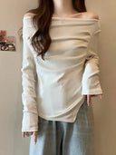 Flattering Plus Size Off-Shoulder Top