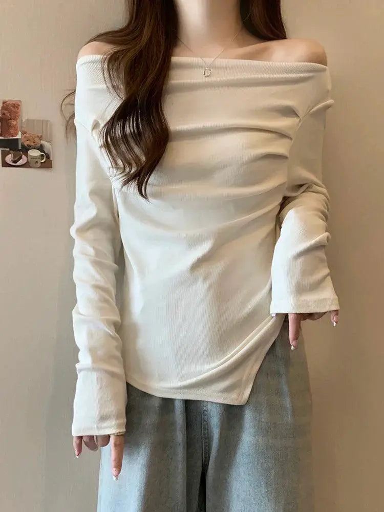 Seductive Plus Size Off The Shoulder Top All Season Style