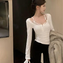 OurLume Elegant Lace Top for Workday