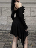 Gusty Pure Desire Sexy Asymmetrical Halterneck Dress Sale