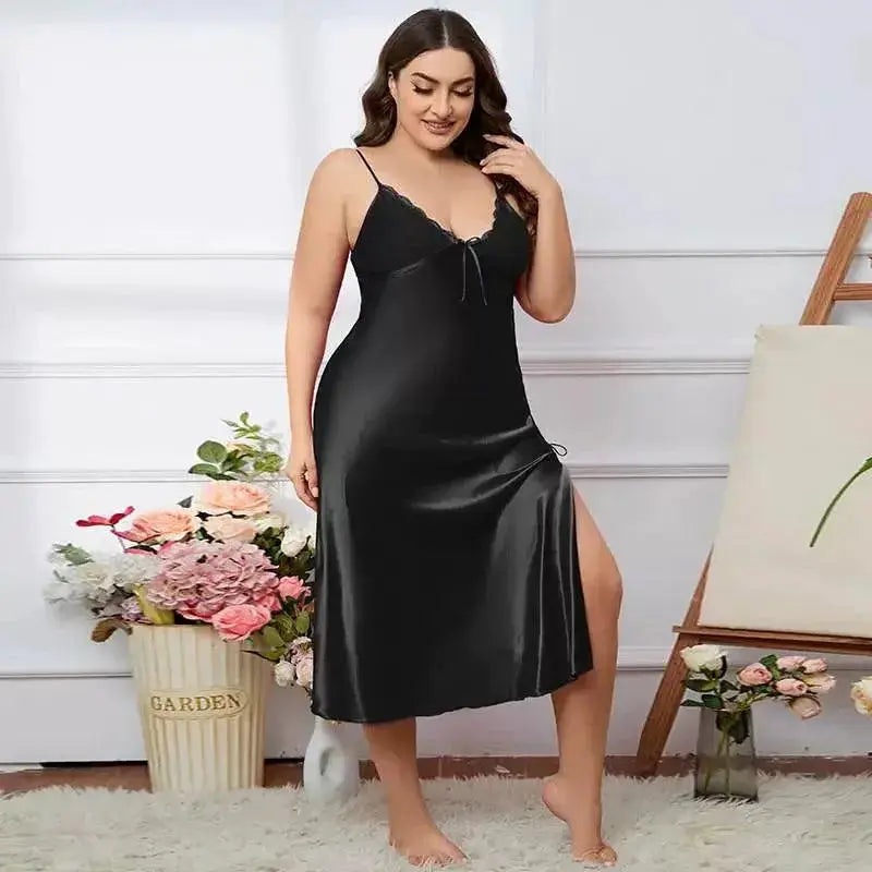 Plus Size Nightdress Lightweight Summer Sleepwear Comfort