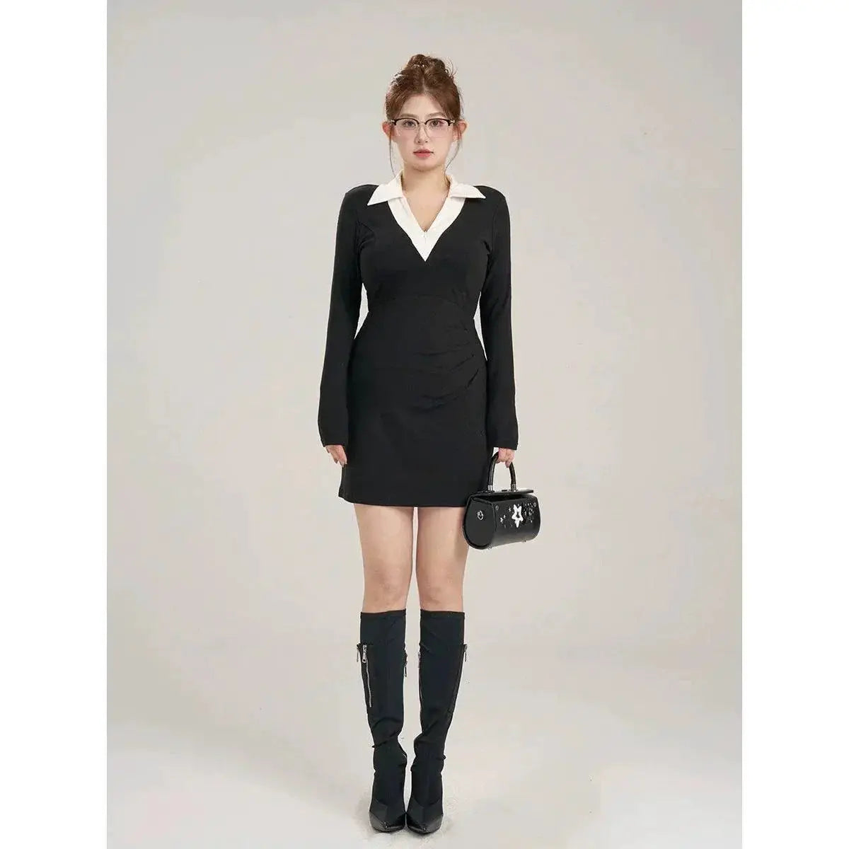 Spring Chic Dress By Bai Zi Zhou For Professional Attire