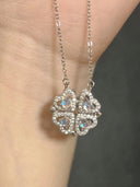 Clover 999 Sterling Silver Necklace for Women Best Selling Gift