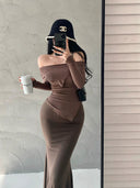 Slim Off-Shoulder Top: Spring Fashion Trend for Women