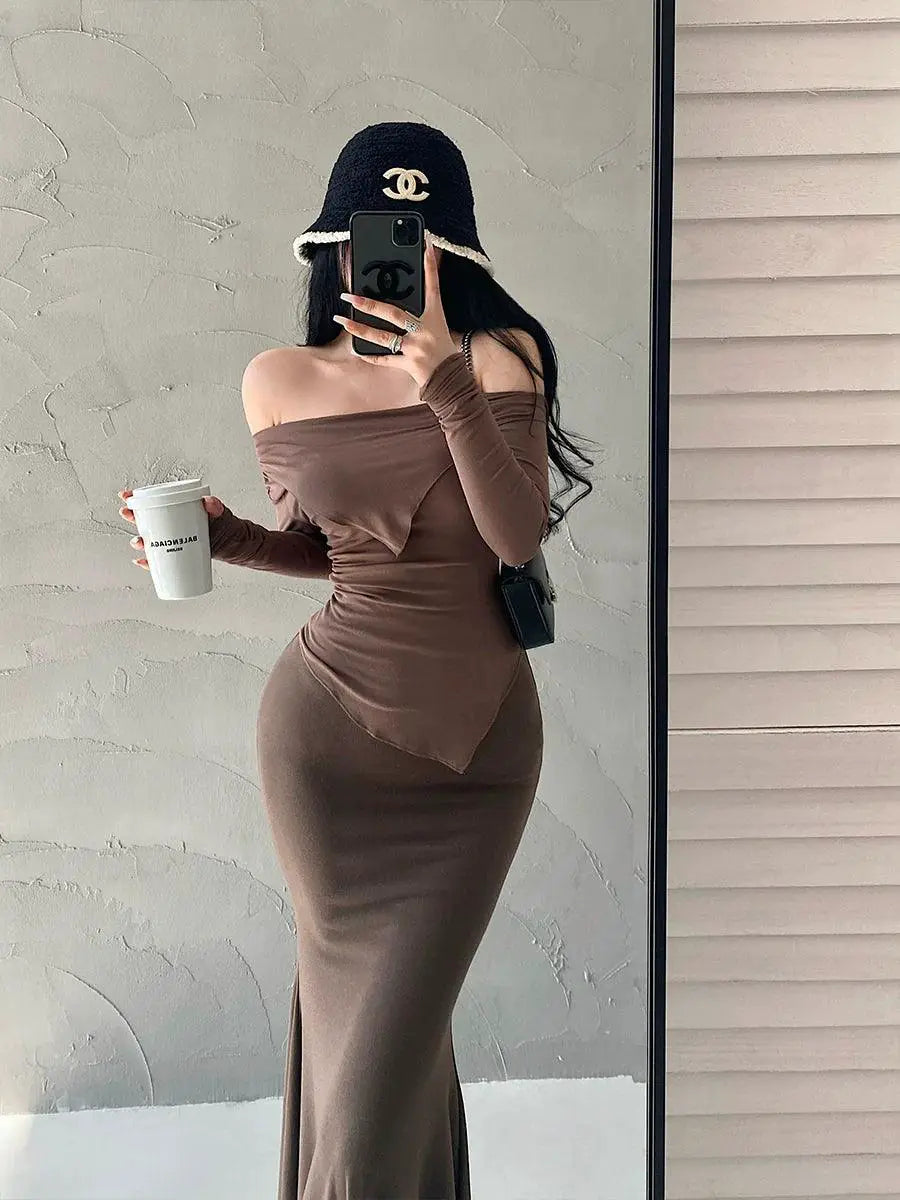 Slim Off Shoulder Top Spring Fashion Trend For Women