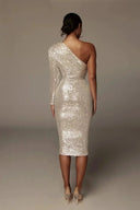Glow Sequin Nightclub Dress for Women