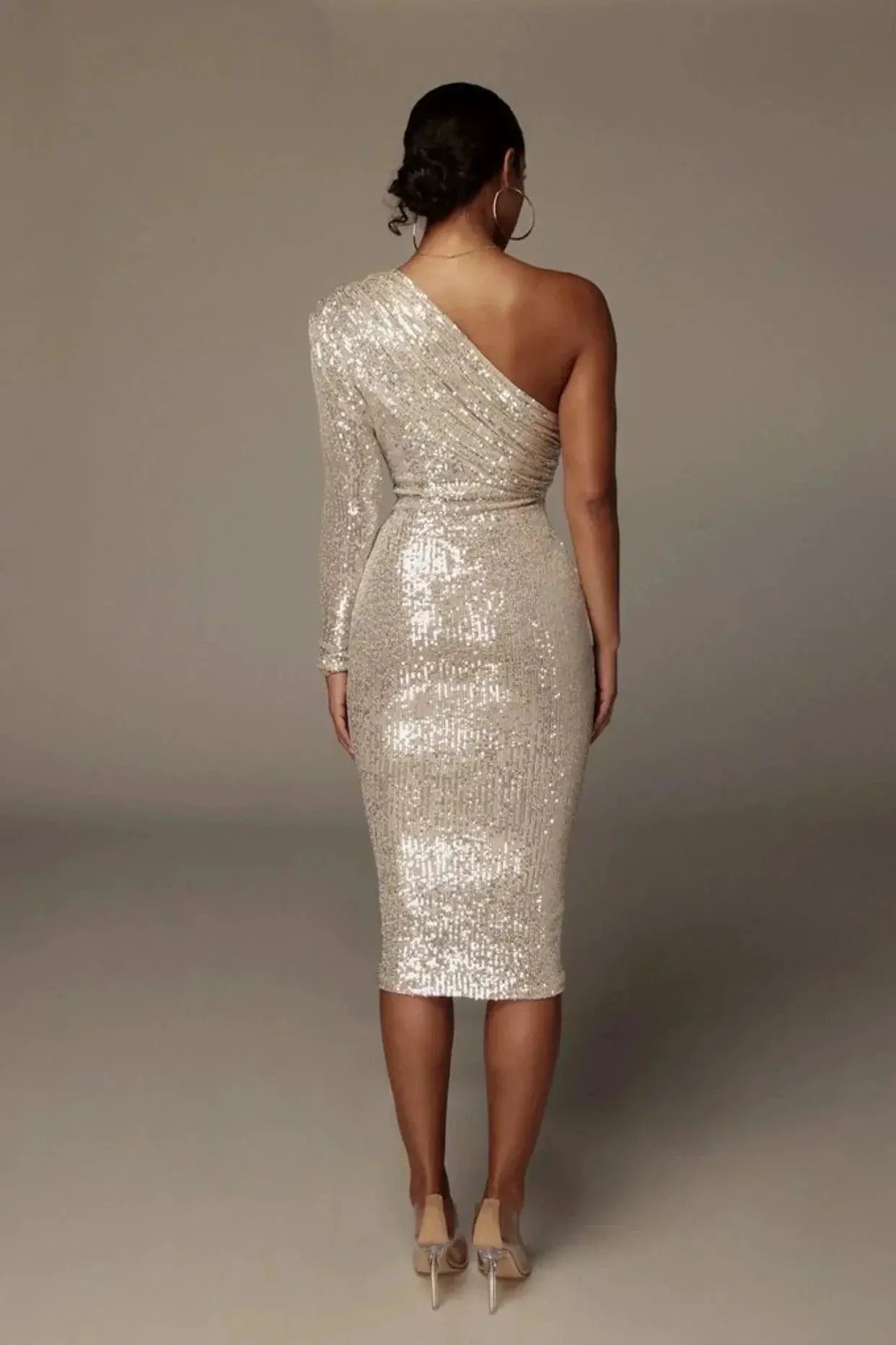 Chic Sequin Nightclub Dress Sparkle All Night Long