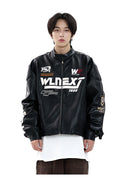 Lang's American Retro Leather Clothing Ins Racing Suit