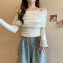 Knitwear: Stylish Off-Shoulder Ladies Top for Winter Fashion