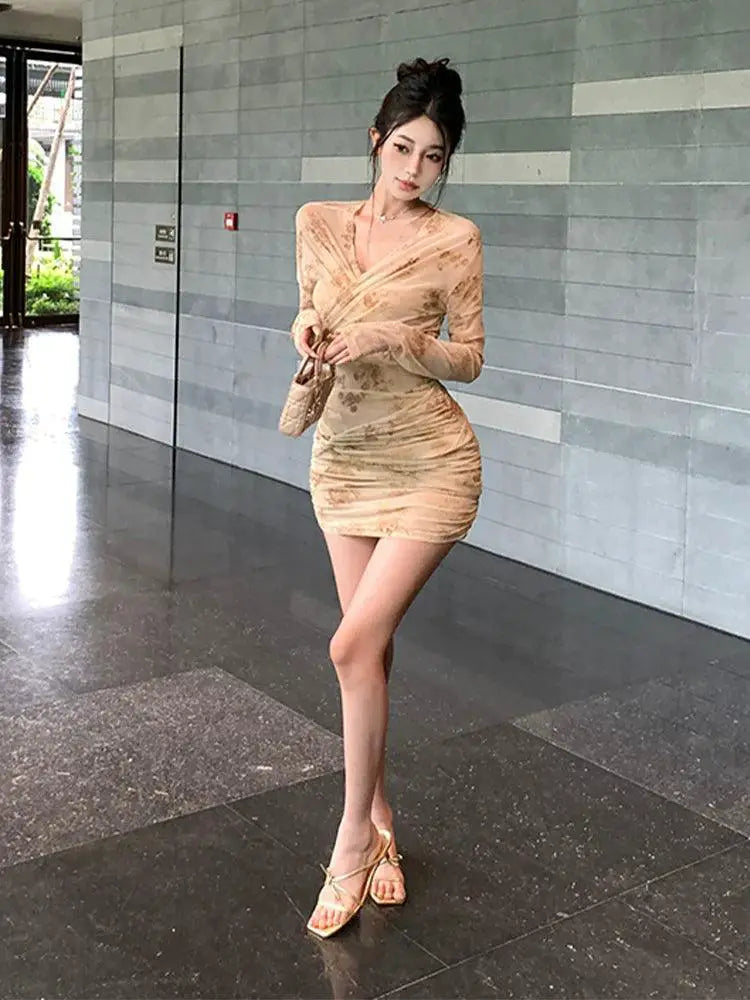 Elegant Floral Plus Size Jacquard Dress Fall Elegance