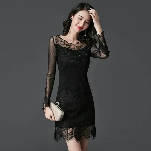 Spring Lace Slim Fit Shirt For Modern Women Style Essentials