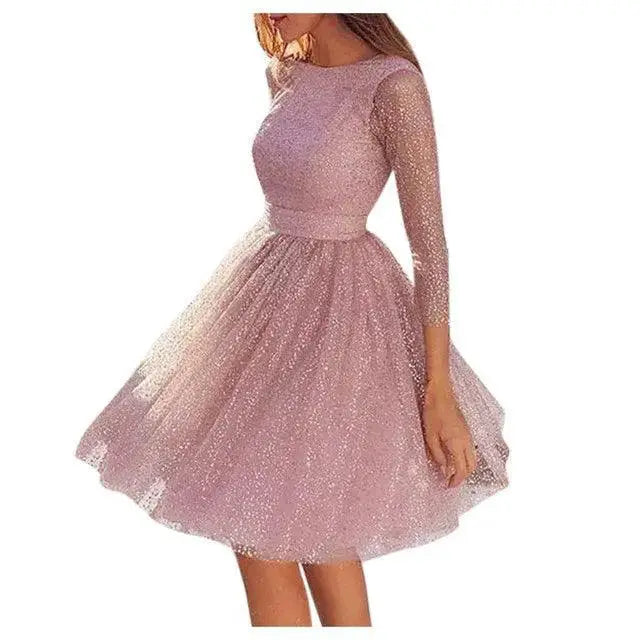 Elegant High Waist Evening Dress Chic Style For Events