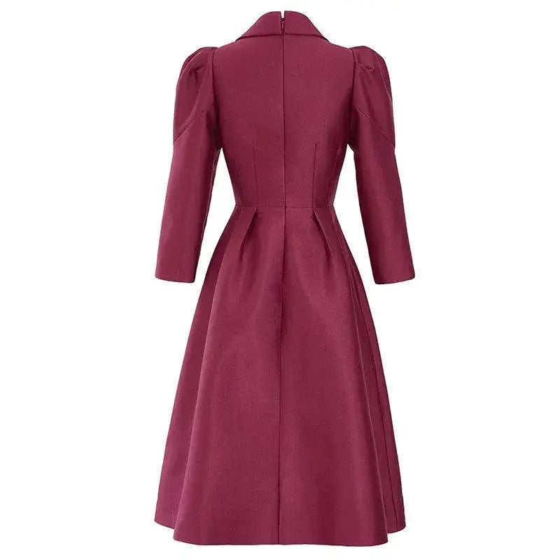 Elegant V Neck Princess Dress for Autumn Elegance and Charm