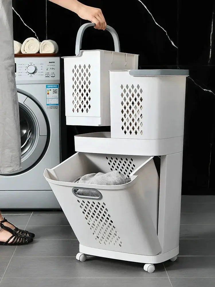 Xingyou Large Size Laundry Basket for Home Bathroom Storage